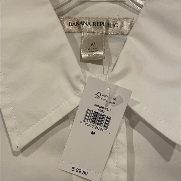 Banana Republic The Oversized Shirt Size M - Picture 9 of 12